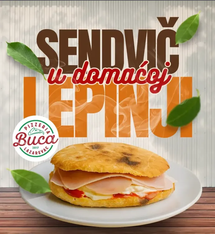 Sendvič u domaćoj lepinji