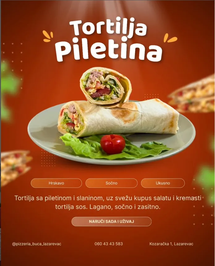 Tortilja sa piletinom